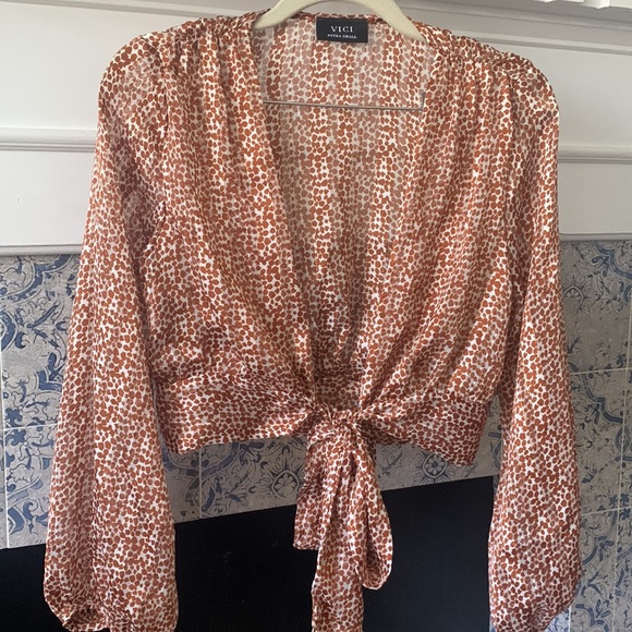 Vici collection matching set crop blouse & Maxi skirt size XS - Picture 5 of 5